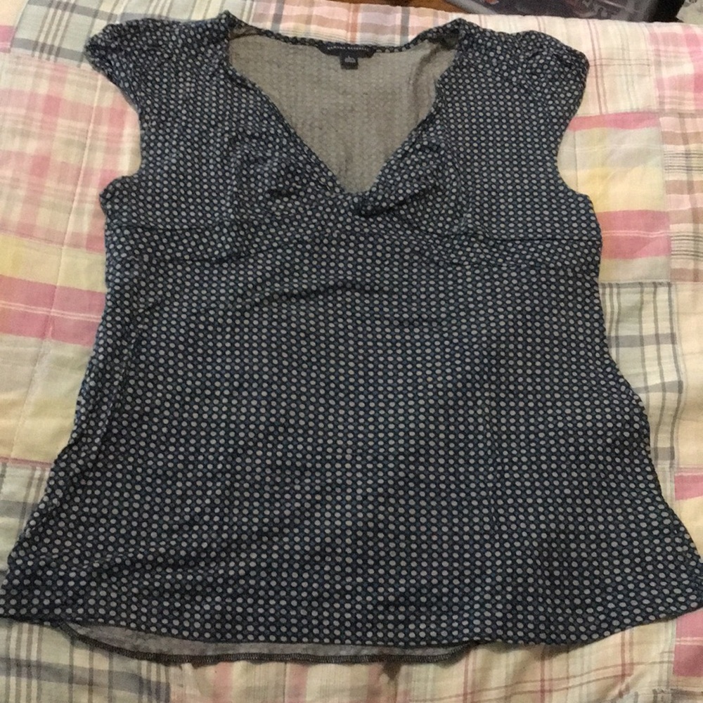 Banana Republic Polka Dot Blouse Size L